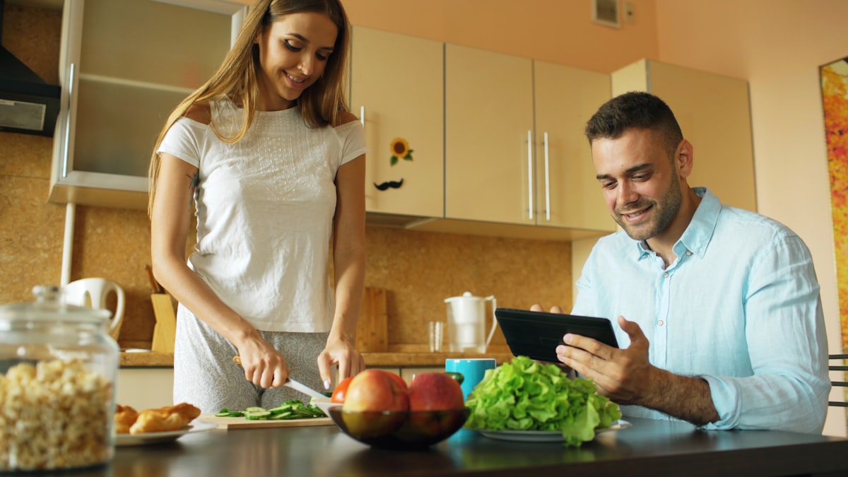 Personalized nutrition guidance illustration
